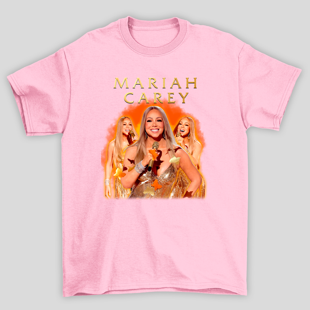 Camiseta Básica Mariah Carey Collage