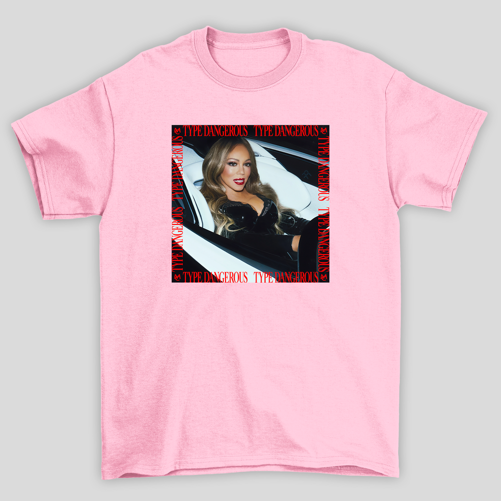 Camiseta Básica Mariah Carey Type Dangerous Single Cover