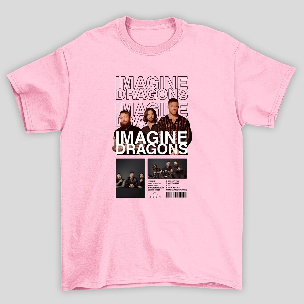 Camiseta Básica Imagine Dragons Tracklist