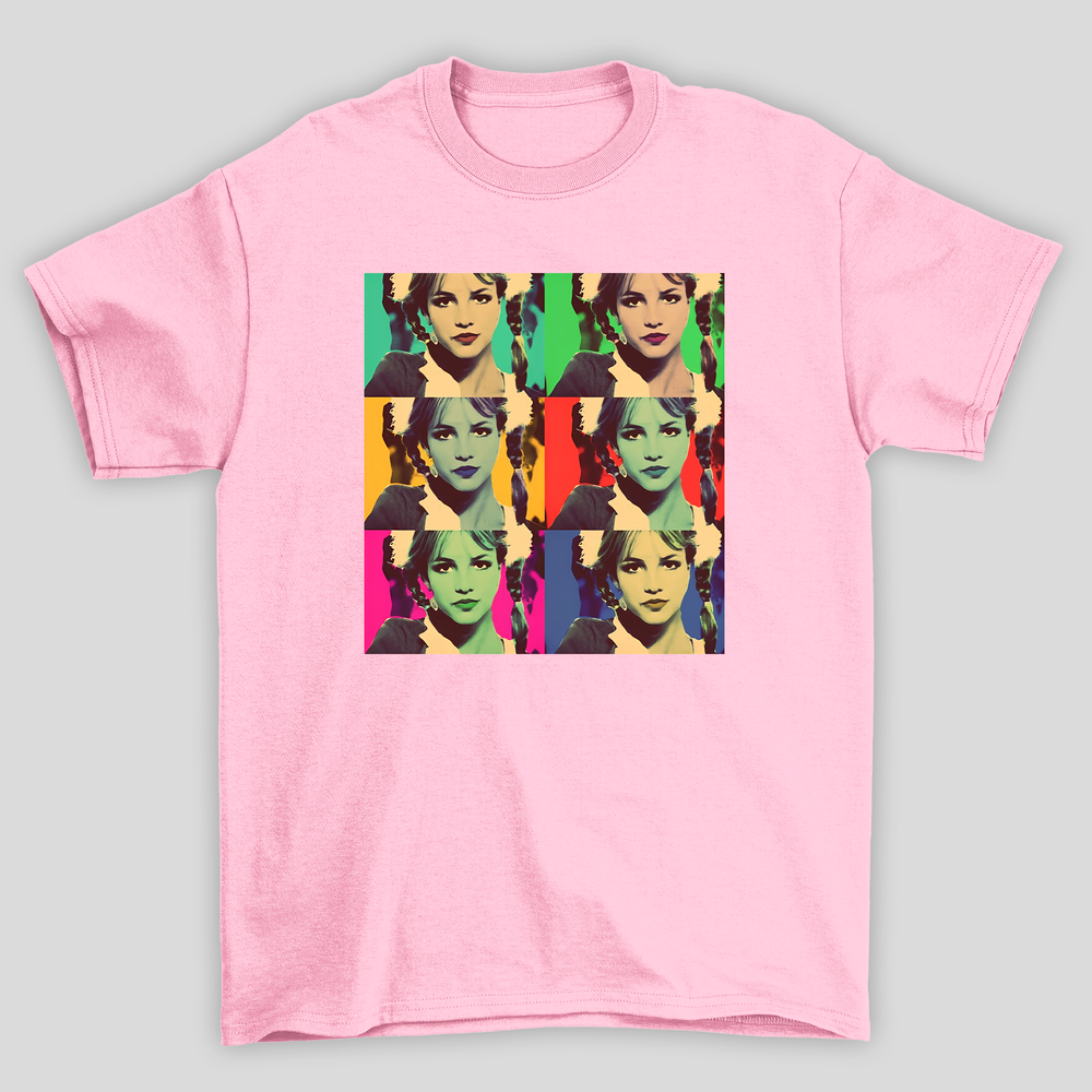 Camiseta Básica Britney Spears Baby One More Time Pop Art