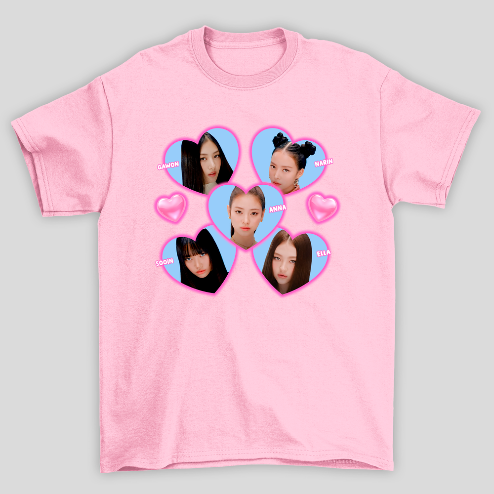 Camiseta Básica Meovv Hearts