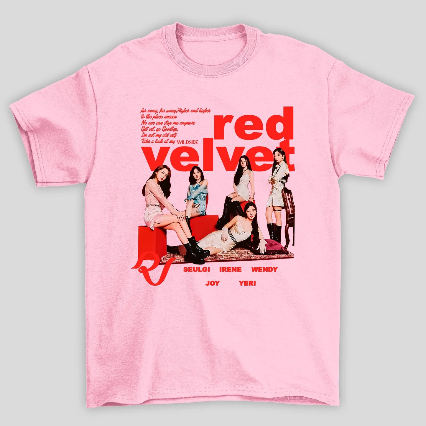 Camiseta Básica Red Velvet Graphic
