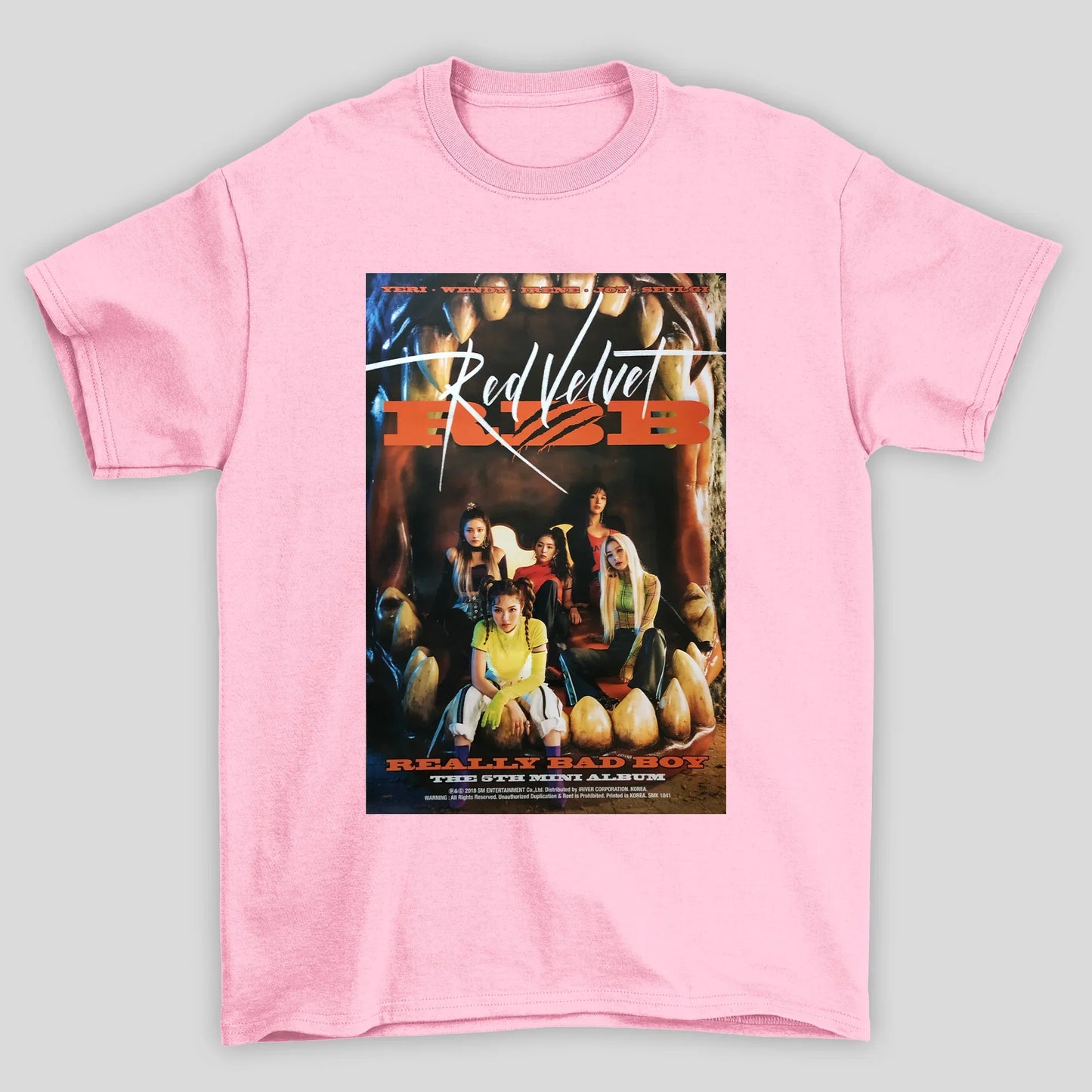 Camiseta Básica Red Velvet Really Bad Boy