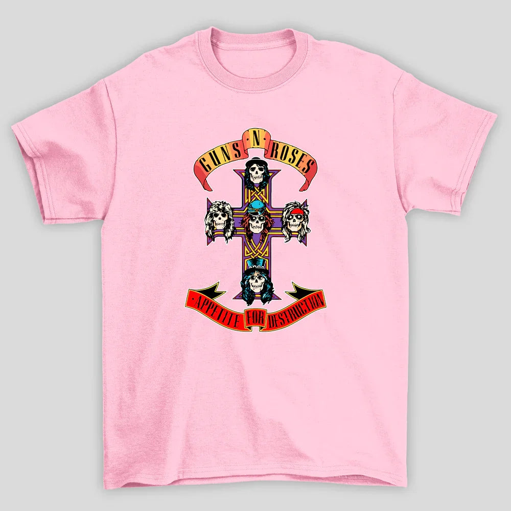 Camiseta Básica Guns N' Roses Appetite For Destruction