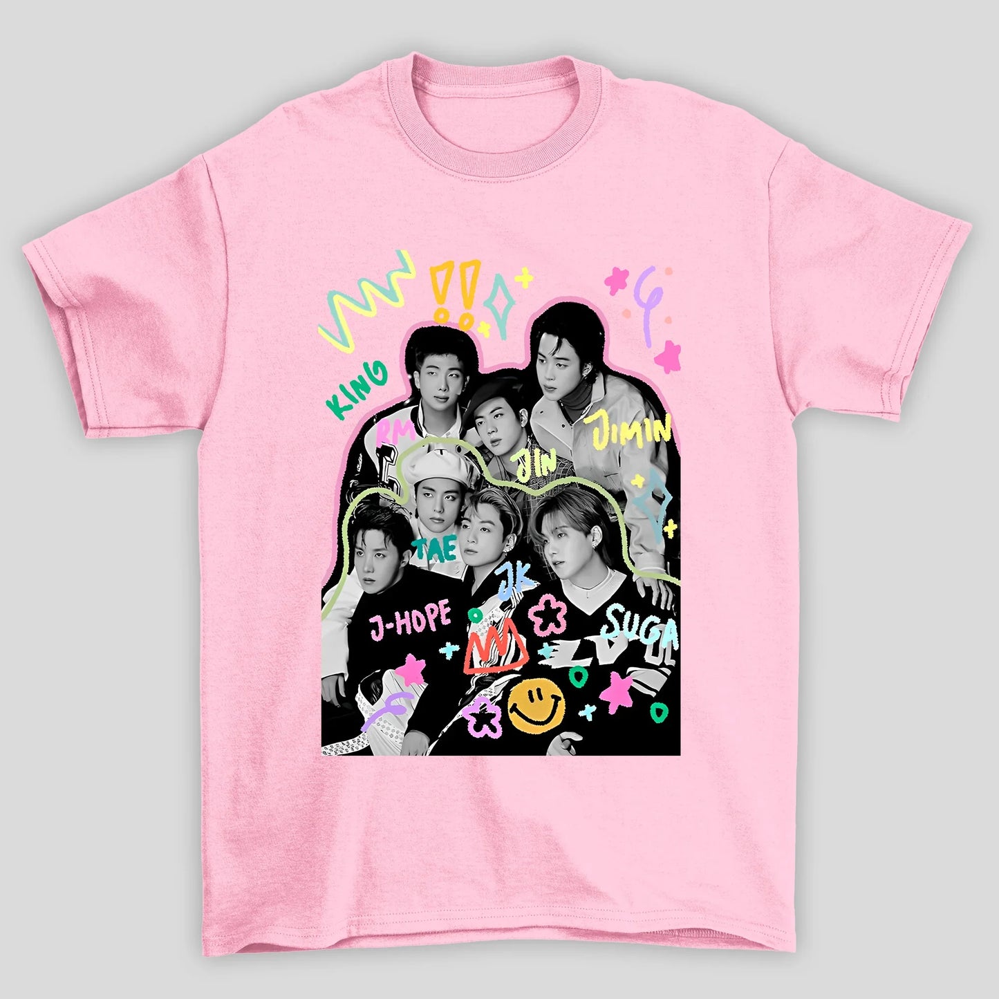 Camiseta Básica BTS Art