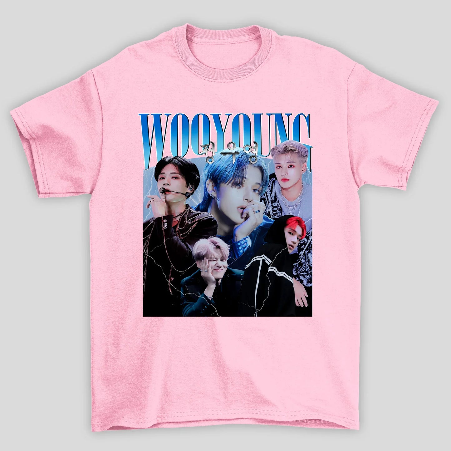Camiseta Básica Ateez Wooyoung Aesthetic