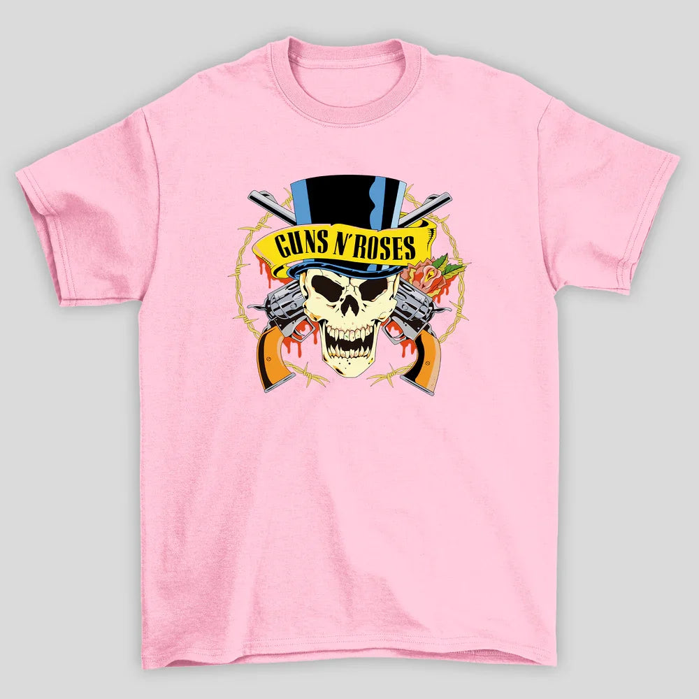 Camiseta Básica Guns N' Roses Rock Style