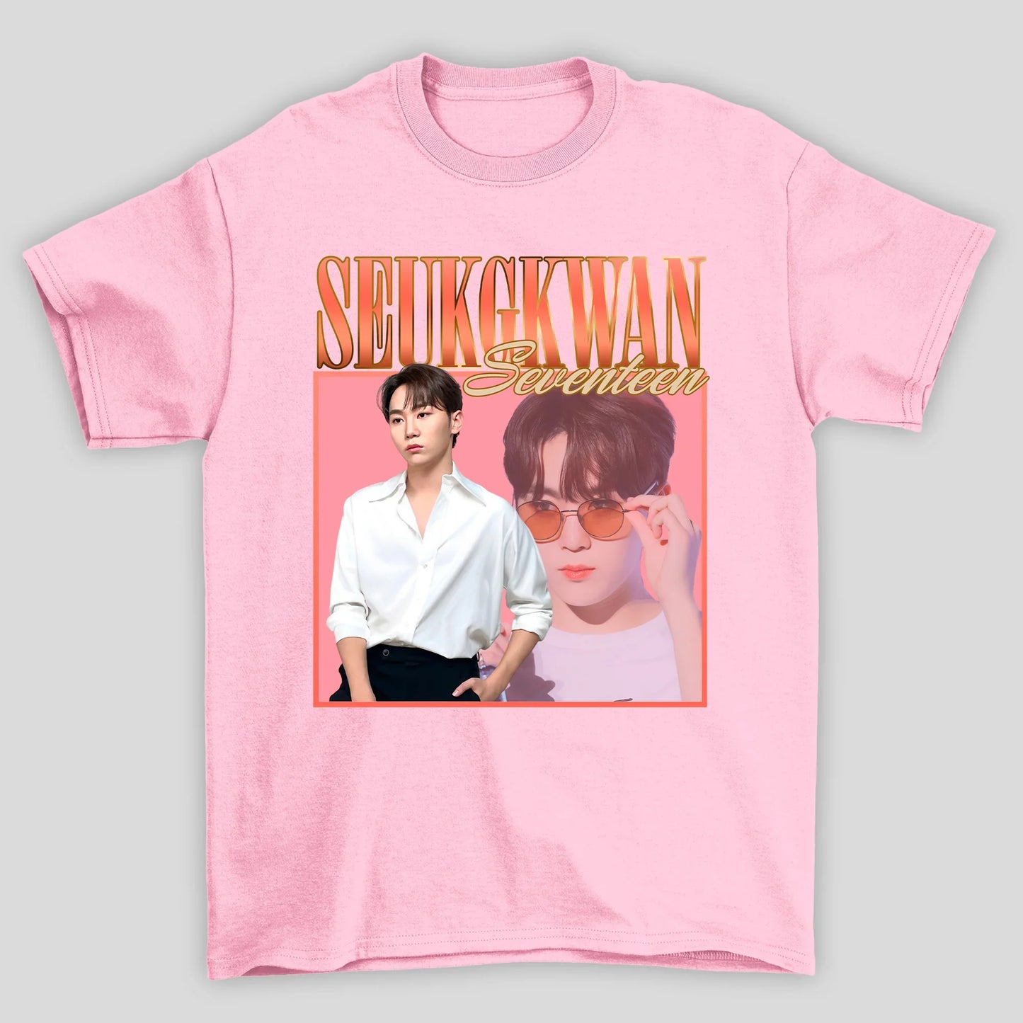 Camiseta Básica Seventeen Seungkwan Retro