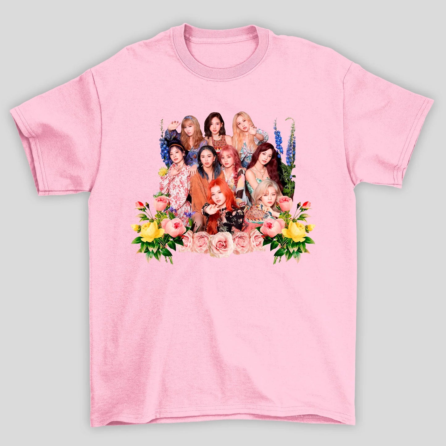 Camiseta Básica Twice Flowers