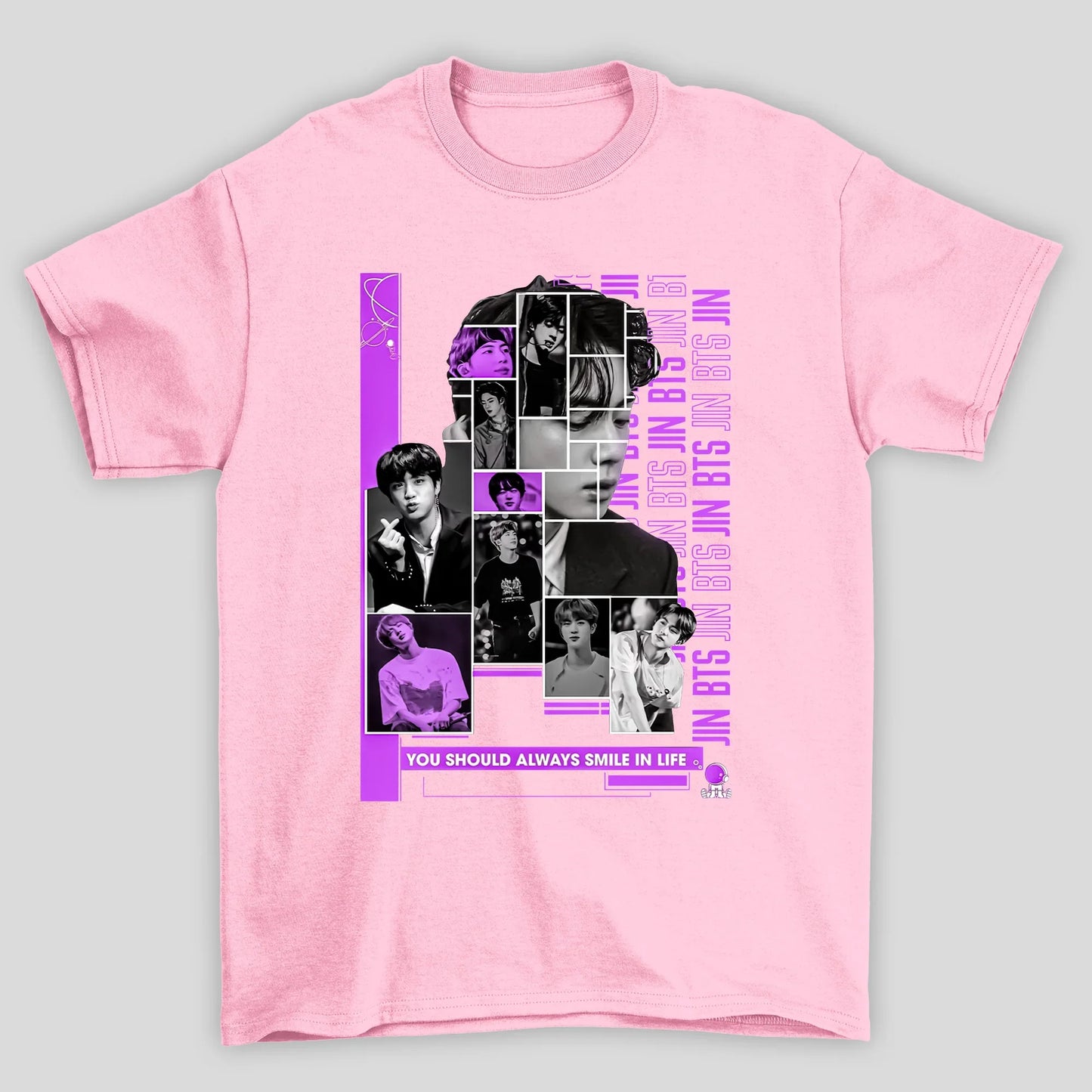 Camiseta Básica BTS Jin Vintage