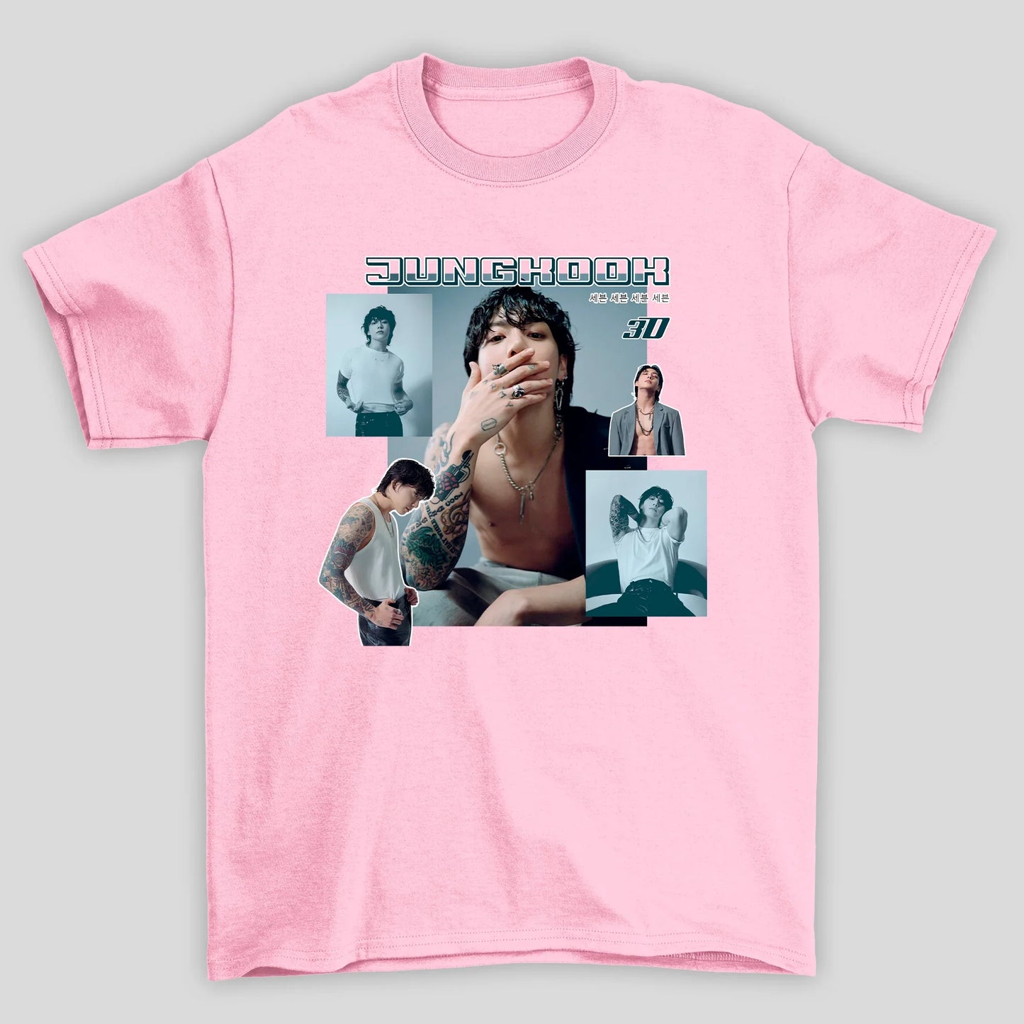 Camiseta Básica BTS Jungkook Style Graphic