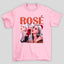 Camiseta Básica Blackpink Rose