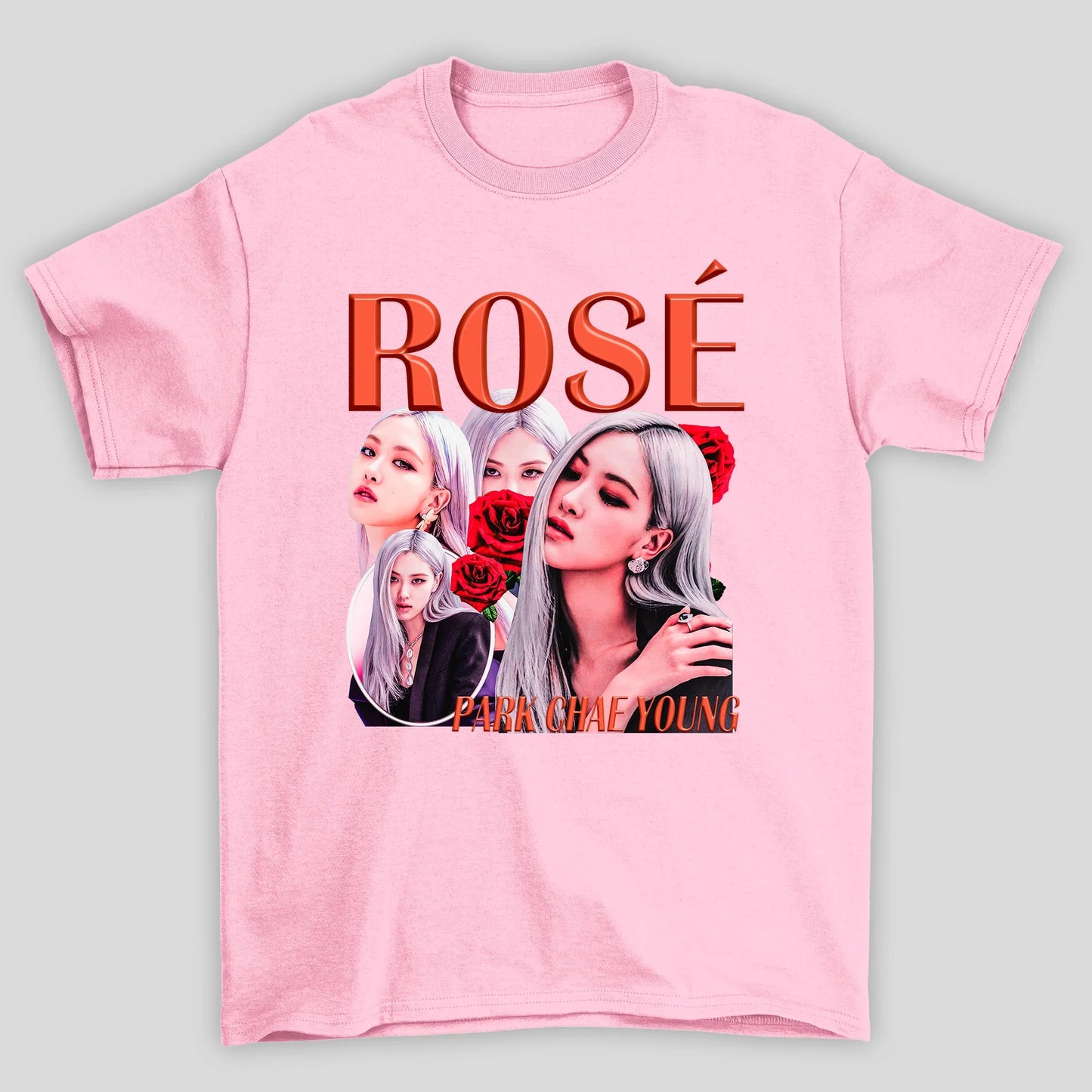 Camiseta Básica Blackpink Rose