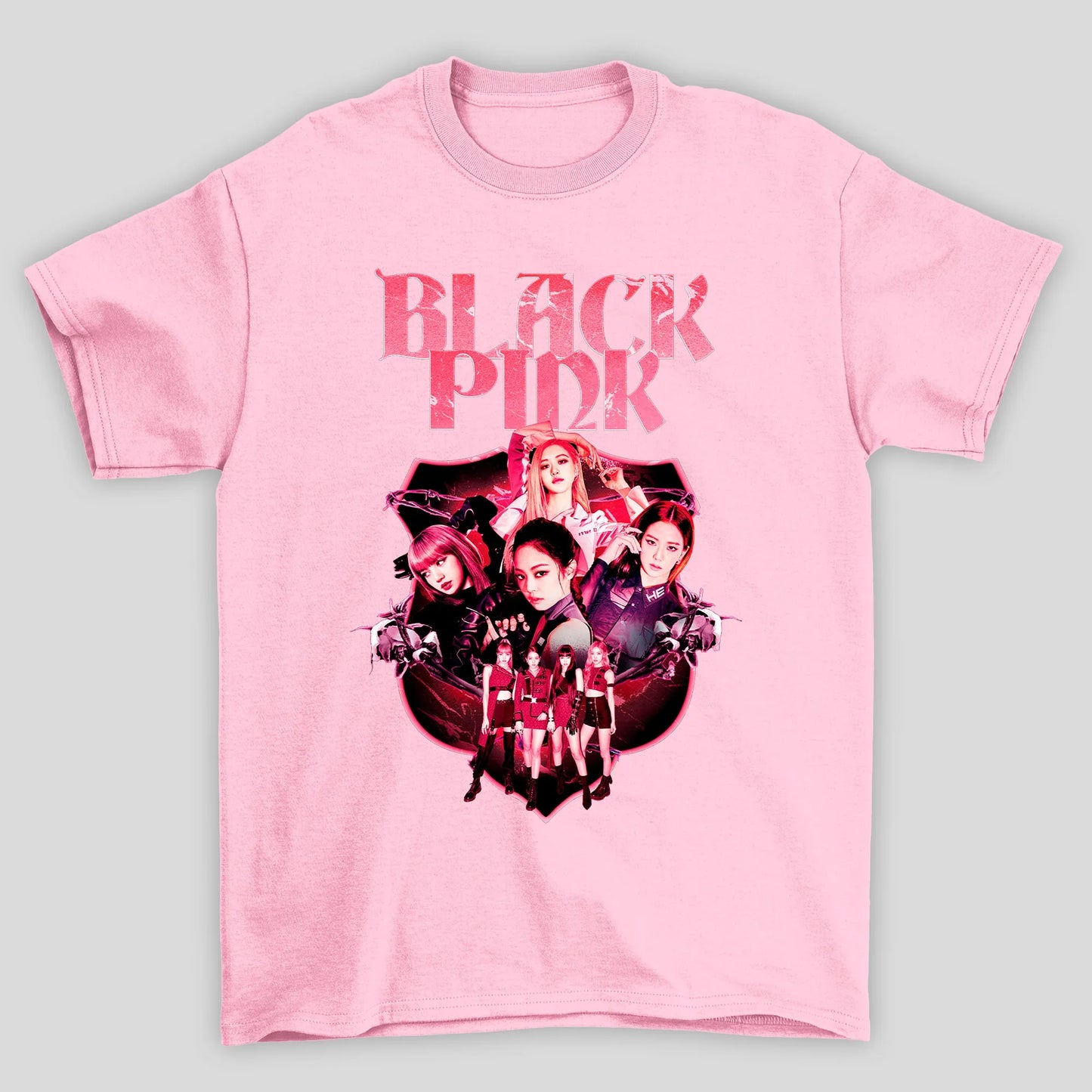 Camiseta Básica Blackpink Shield