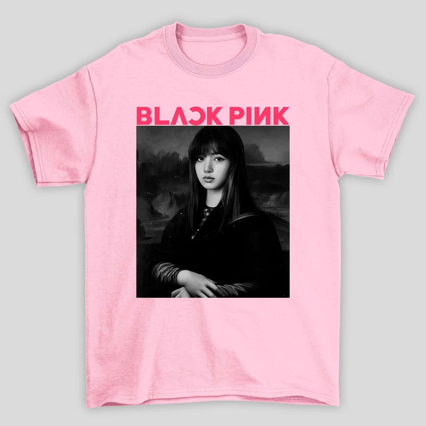 Camiseta Básica MonaLisa Blackpink