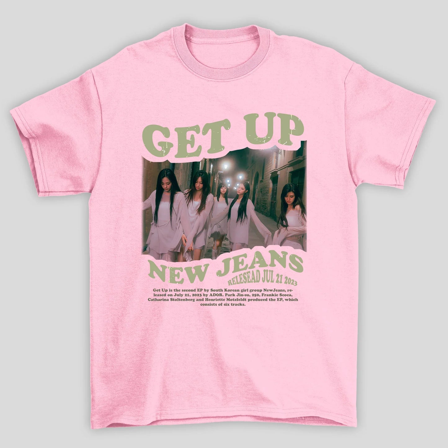 Camiseta Básica Get Up NewJeans