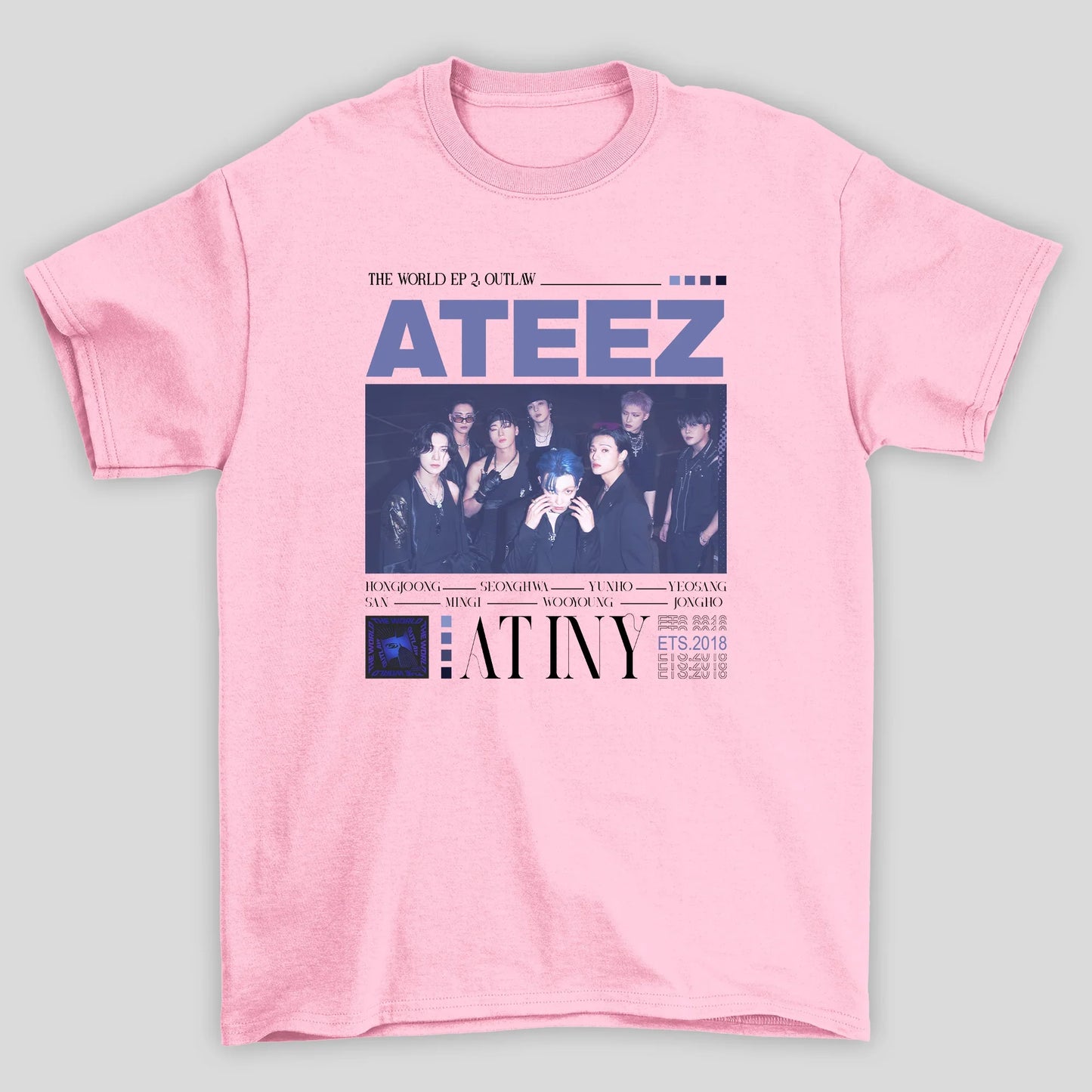 Camiseta Básica Ateez Atiny