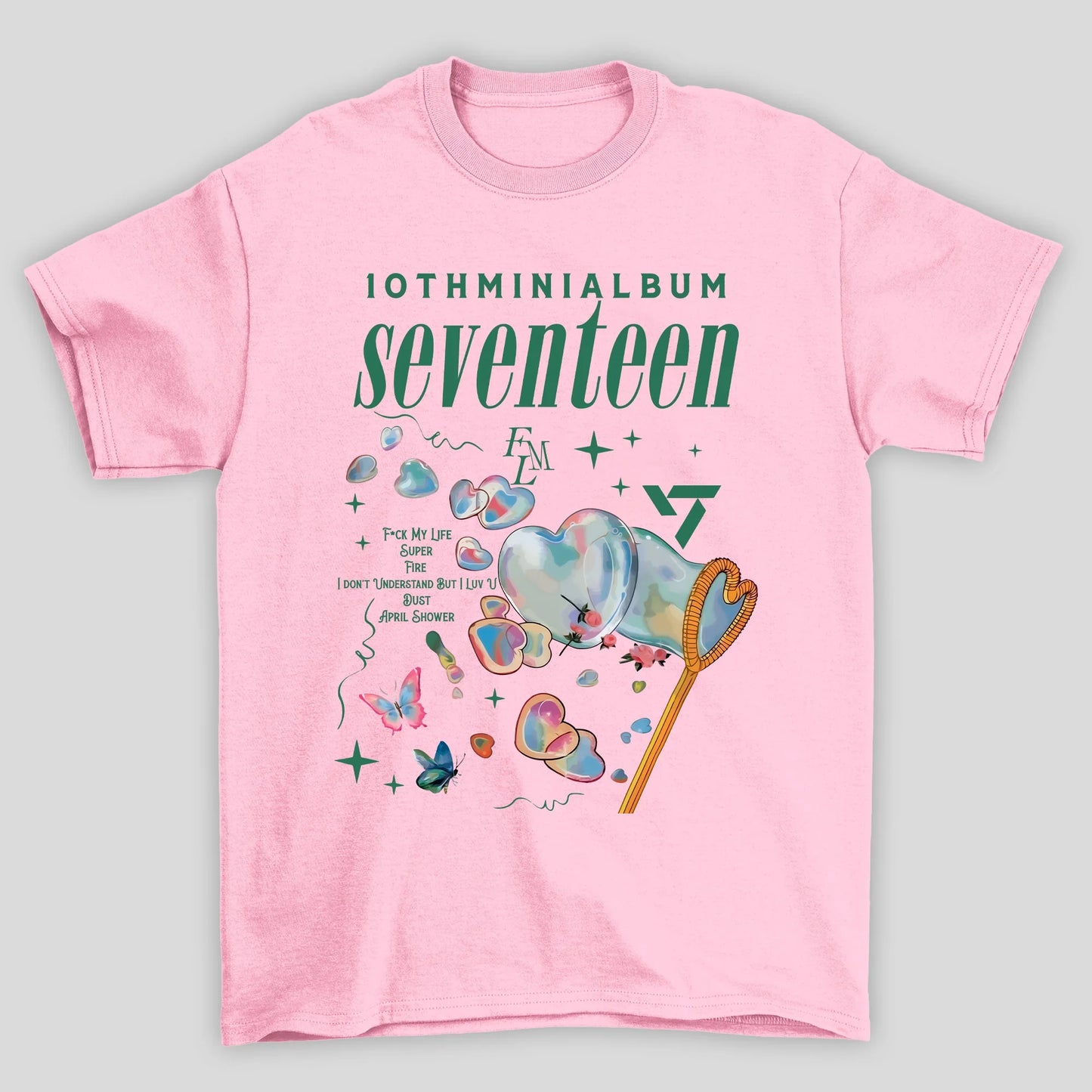Camiseta Básica Seventeen Iot Minhial Album