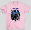Camiseta Basica BTS Assinaturas K-Pop Bangtan Boys- rosa bebe