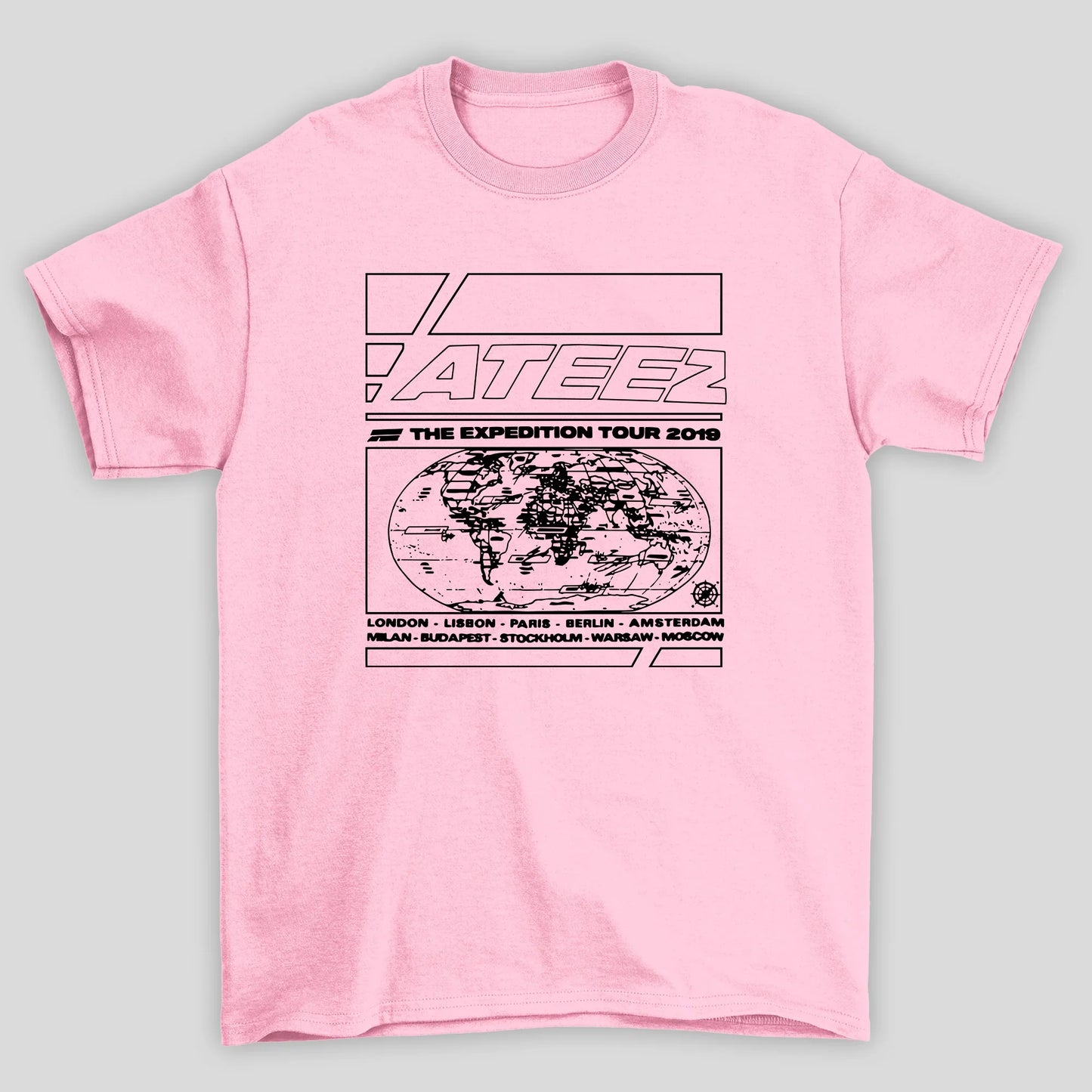 Camiseta Básica Ateez Expedition Tour