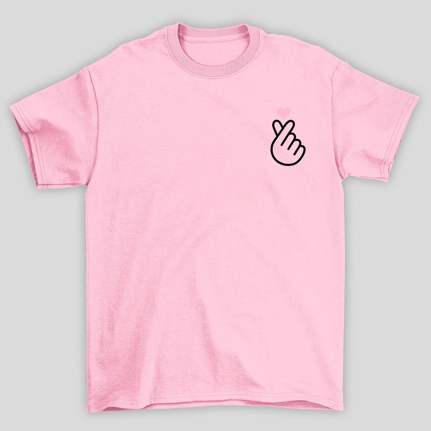 Camiseta Básica BTS Finger Heart