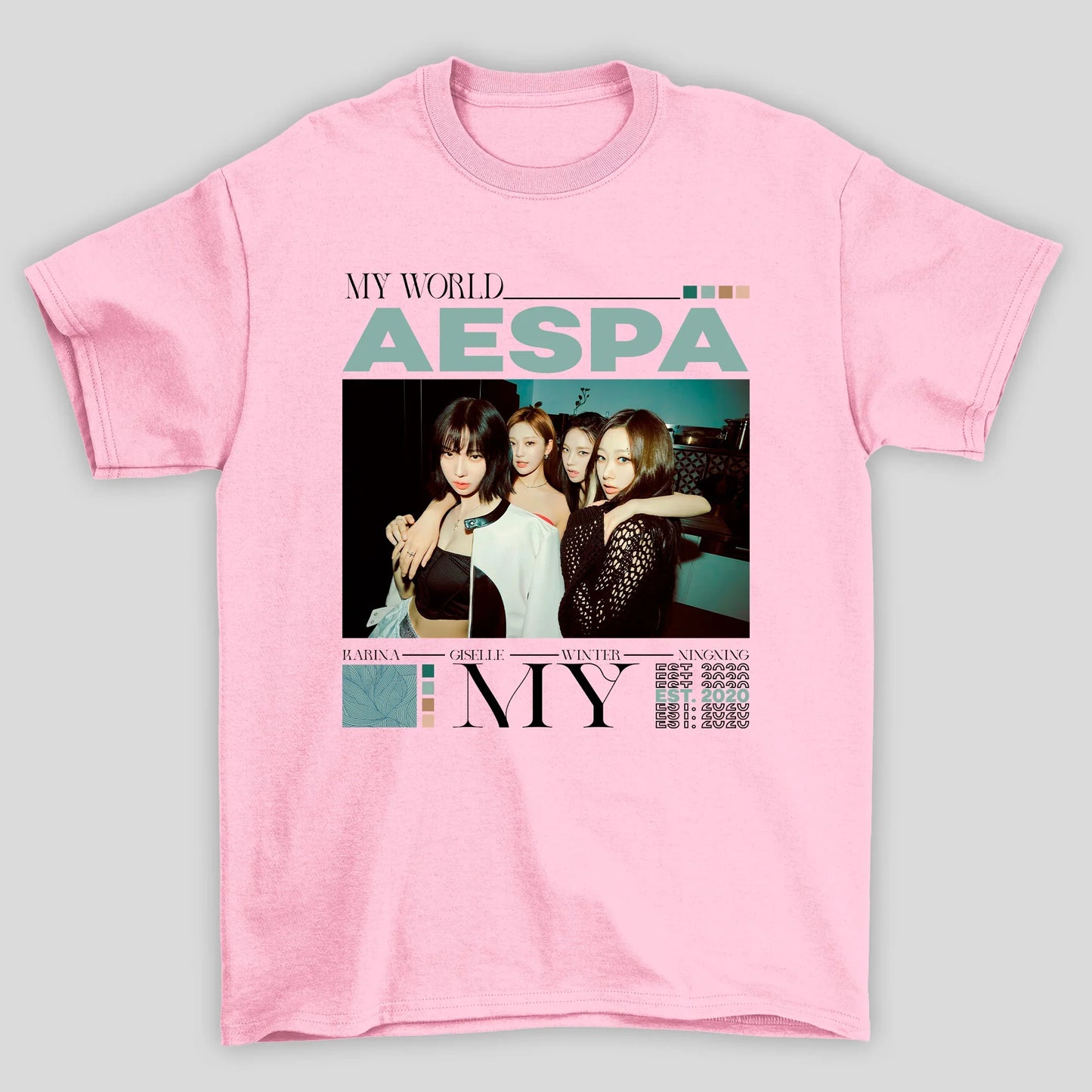 Camiseta Básica Aespa Kpop