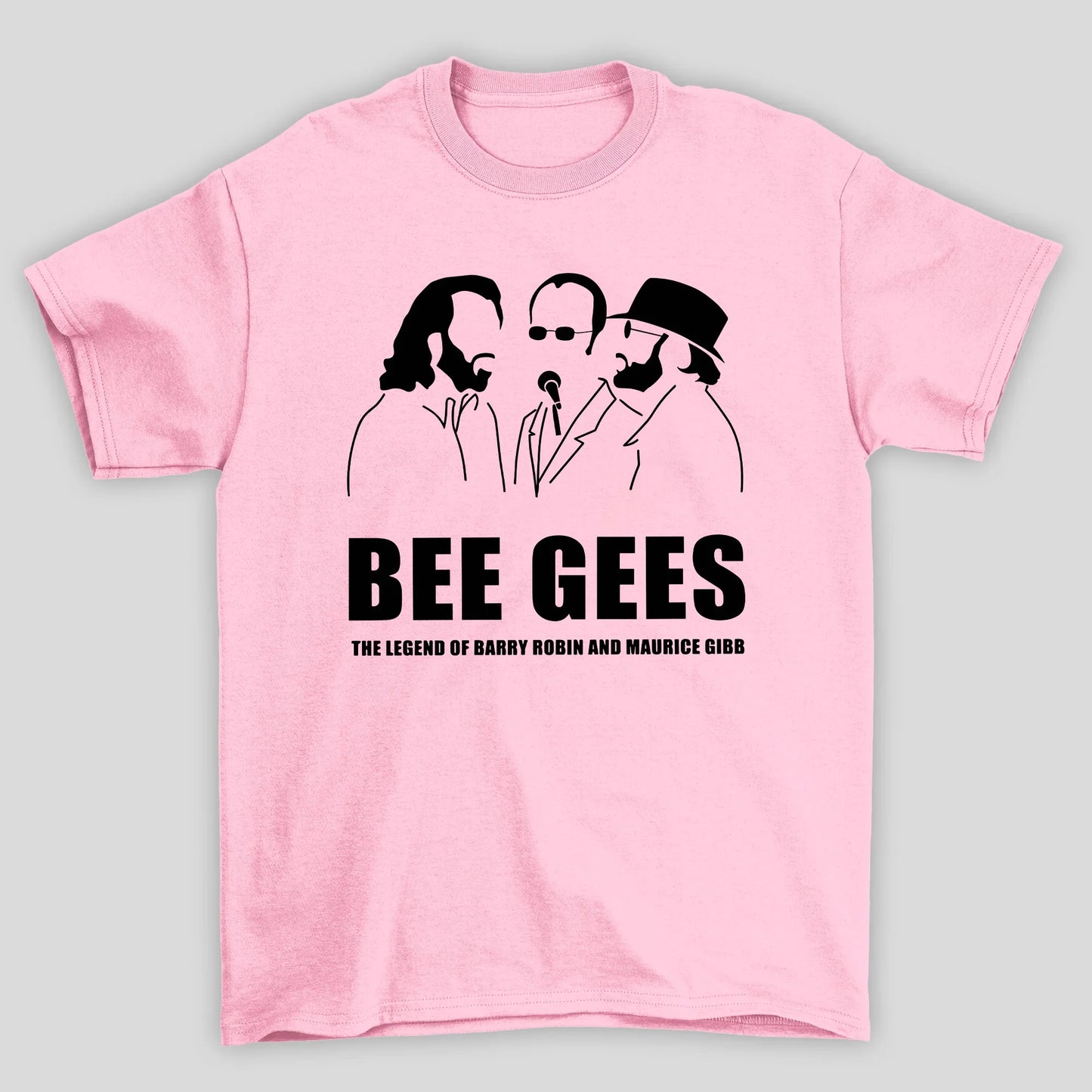 Camiseta Básica Bee Gees Silhueta