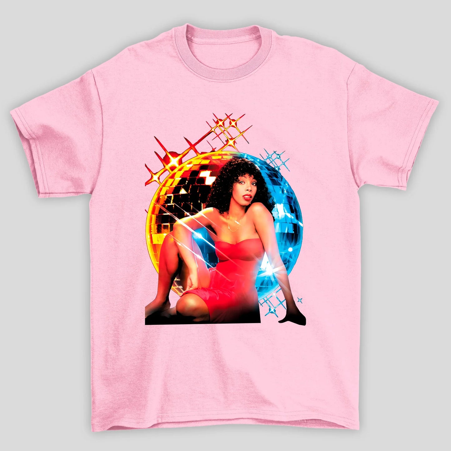 Camiseta Básica Foto Globo Donna Summer