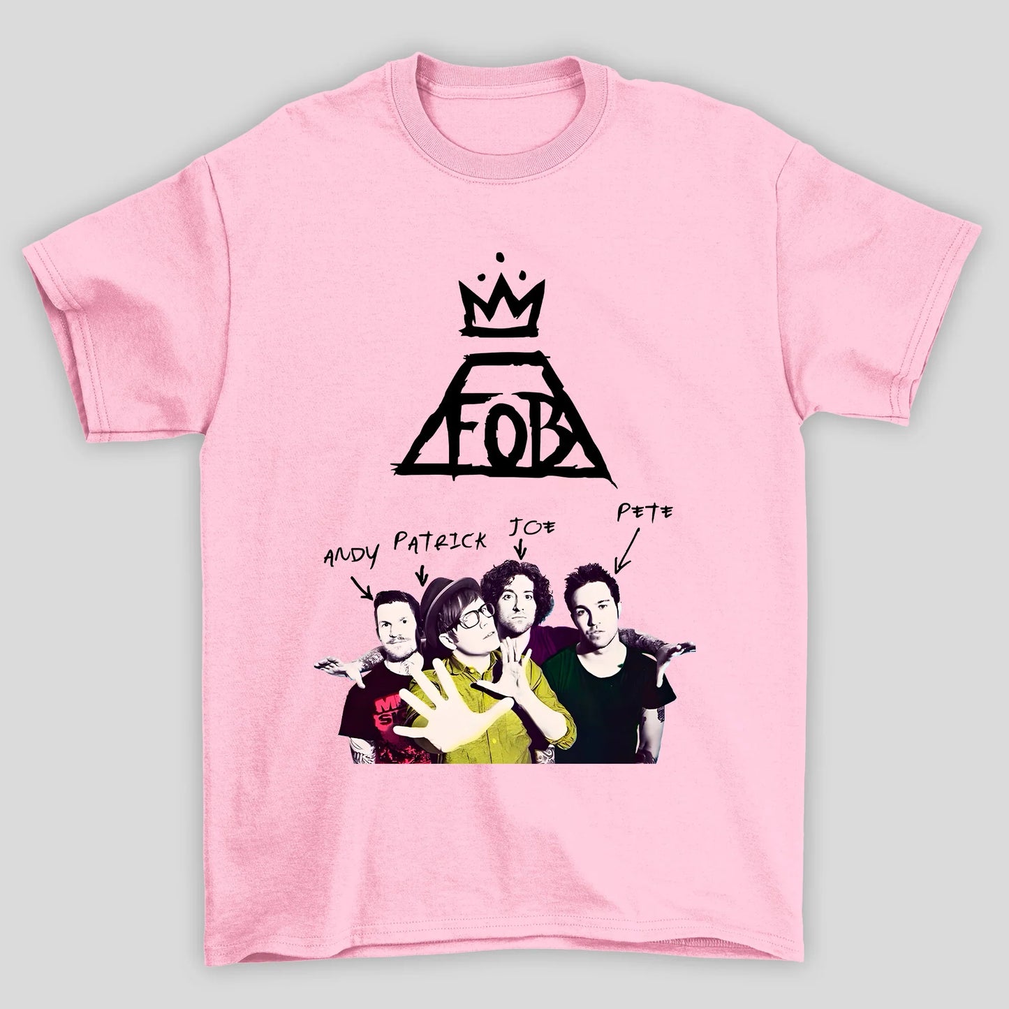 Camiseta Básica Logo Fall Out Boy