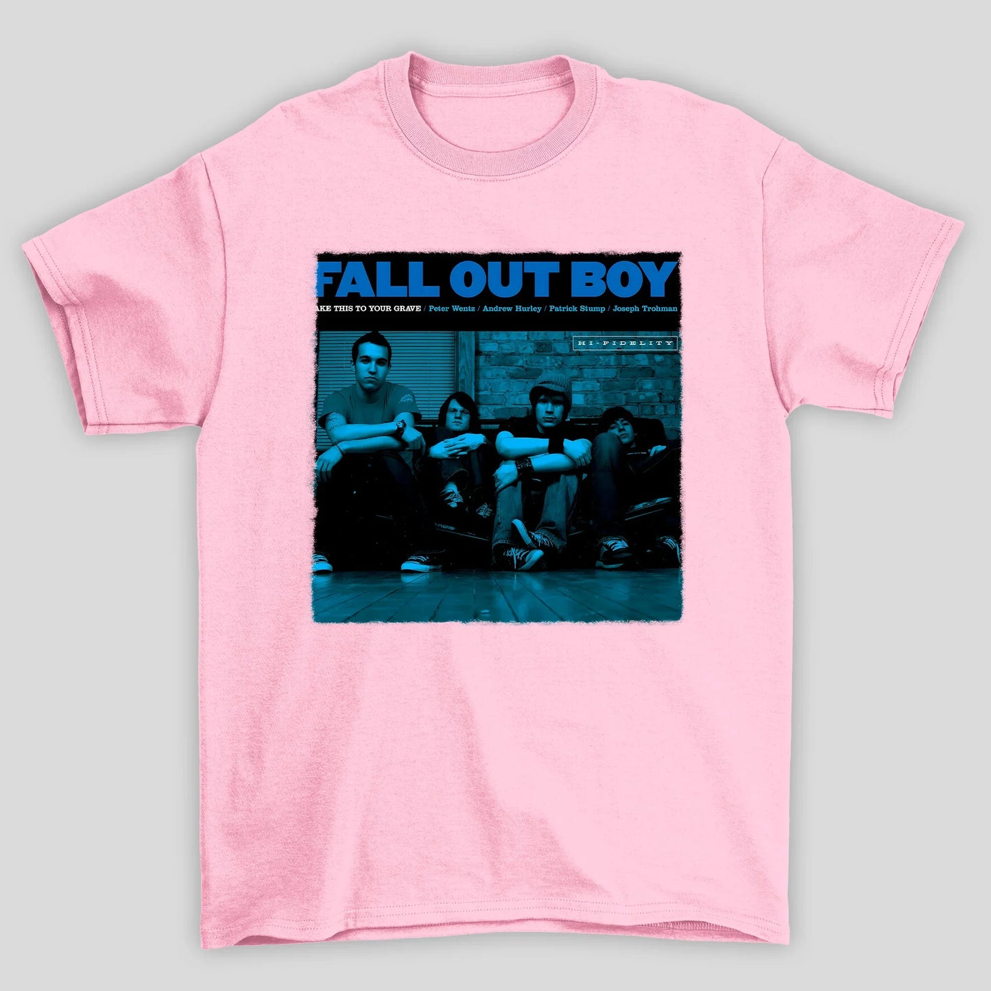 Camiseta Básica Album Azul Fall Out Boy