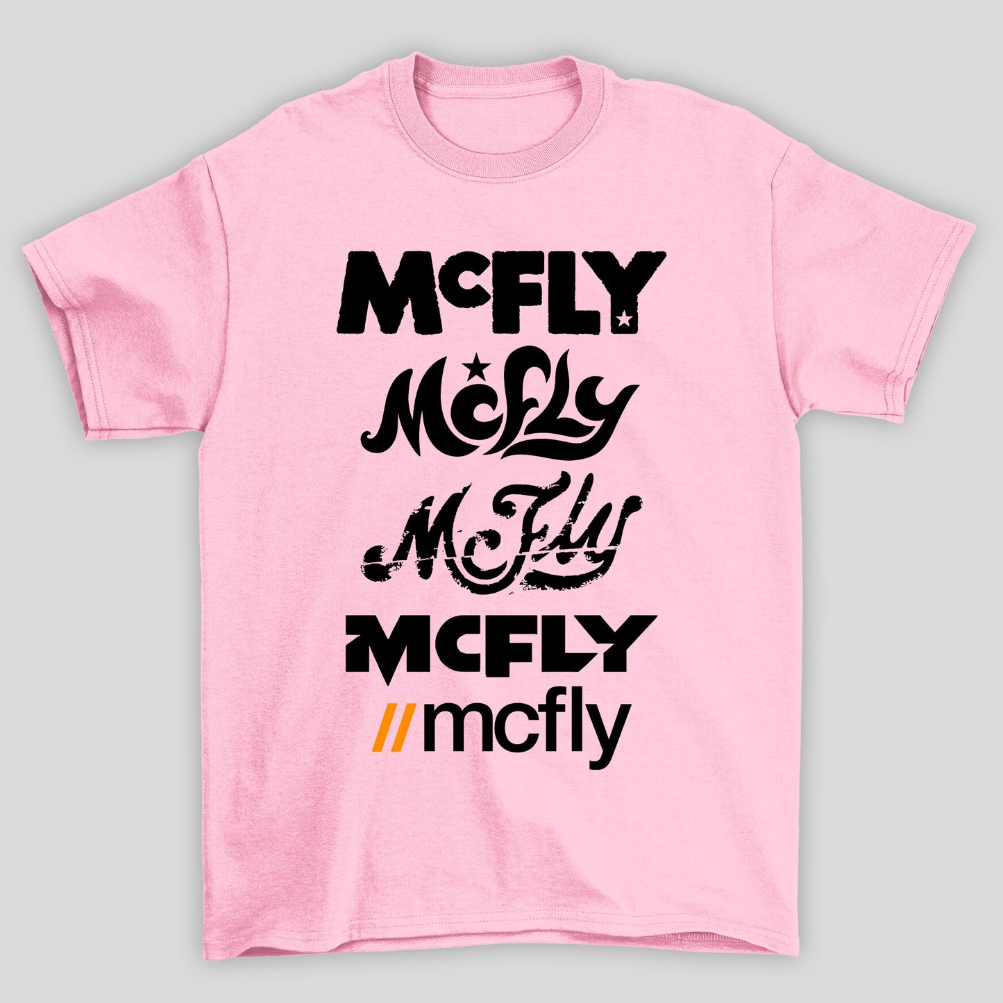 Camiseta Básica McFLY Lista de Logos