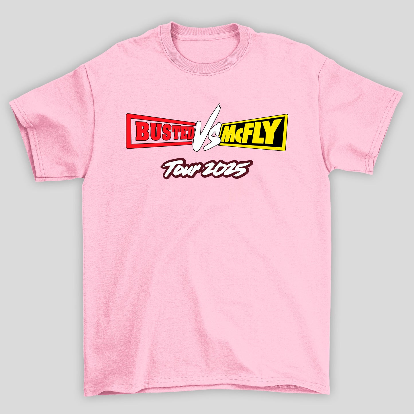 Camiseta Básica McFLY Busted VS McFLY Tour 2025