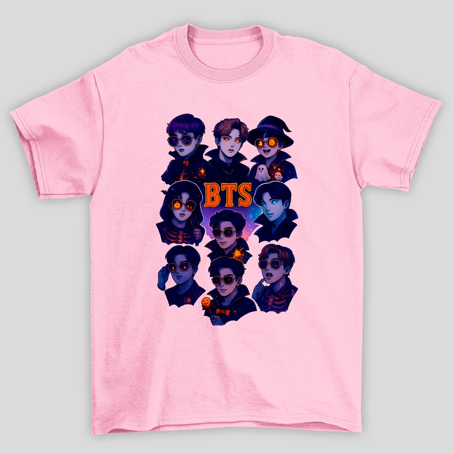 Camiseta Básica BTS Halloween