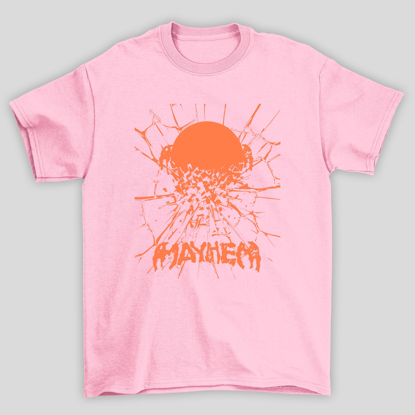 Camiseta Básica Lady Gaga Mayhem Rachadura