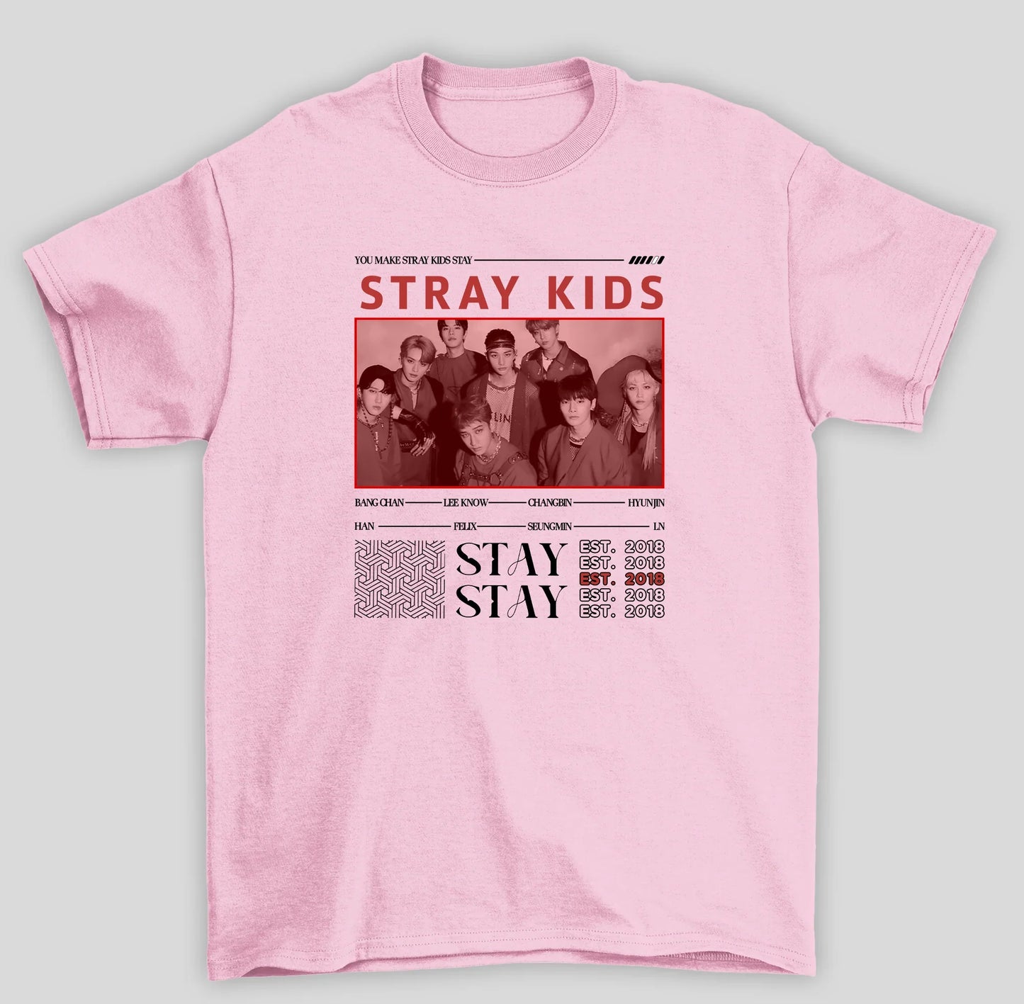 Camiseta Básica Stray Kids Stay