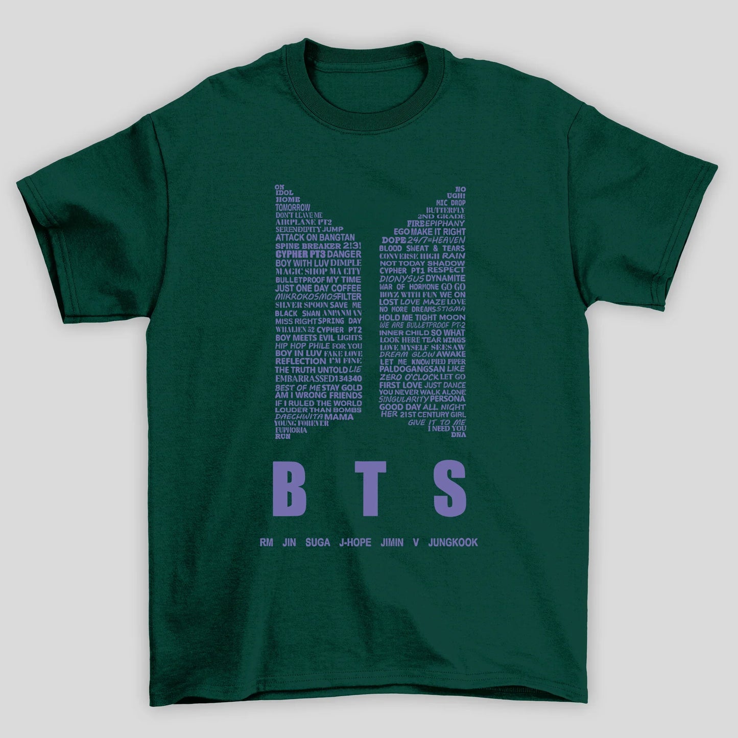 Camiseta Básica BTS Logo Purple