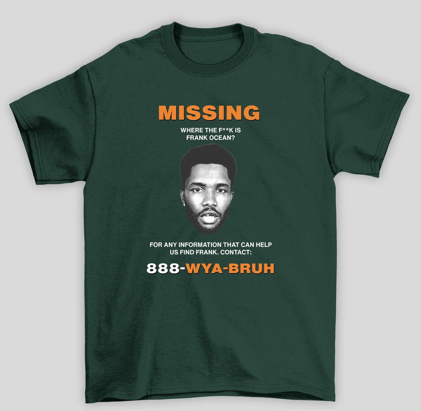 Camiseta Básica Frank Ocean Missing