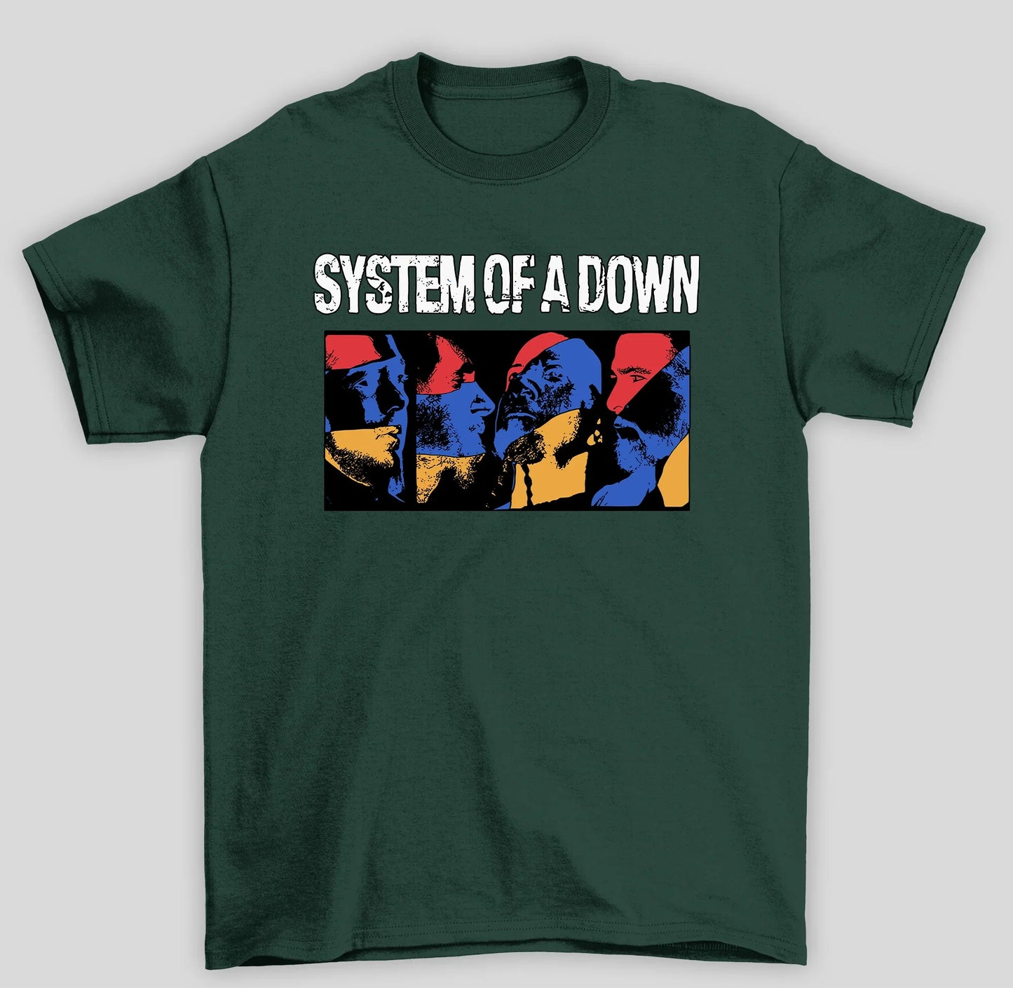 Camiseta Básica System Of A Down S.O.A.D
