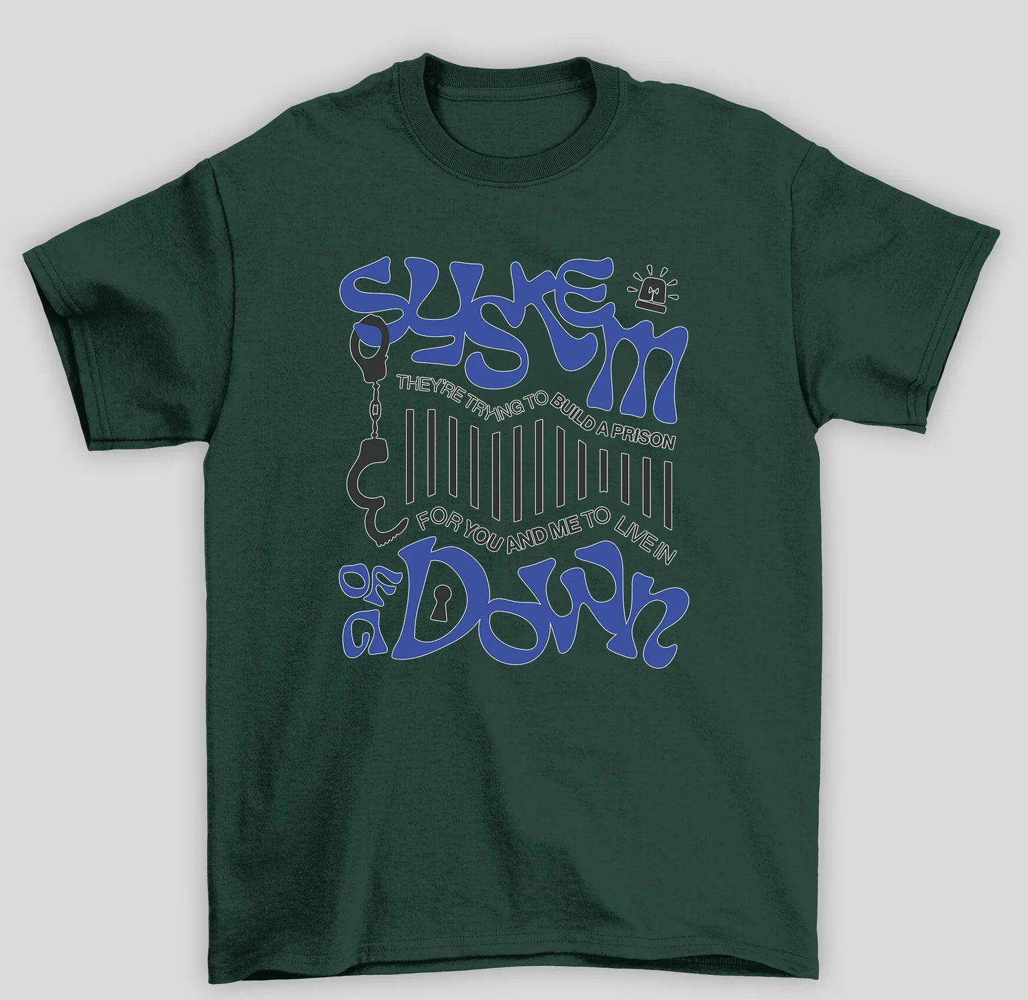 Camiseta Básica System Of A Down Build A Prison