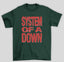Camiseta Básica System Of A Down Red
