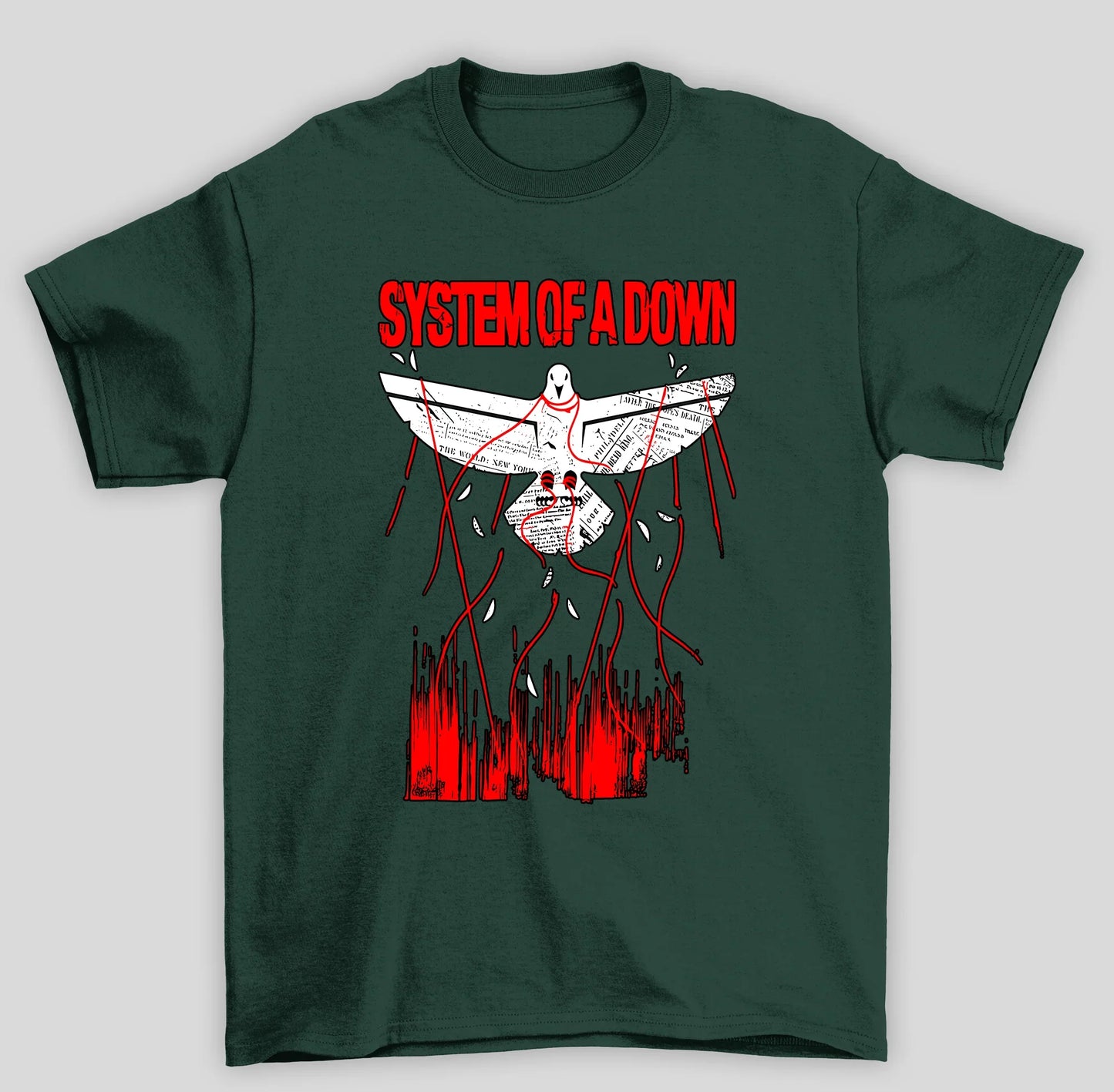 Camiseta Básica System Of A Down Dove