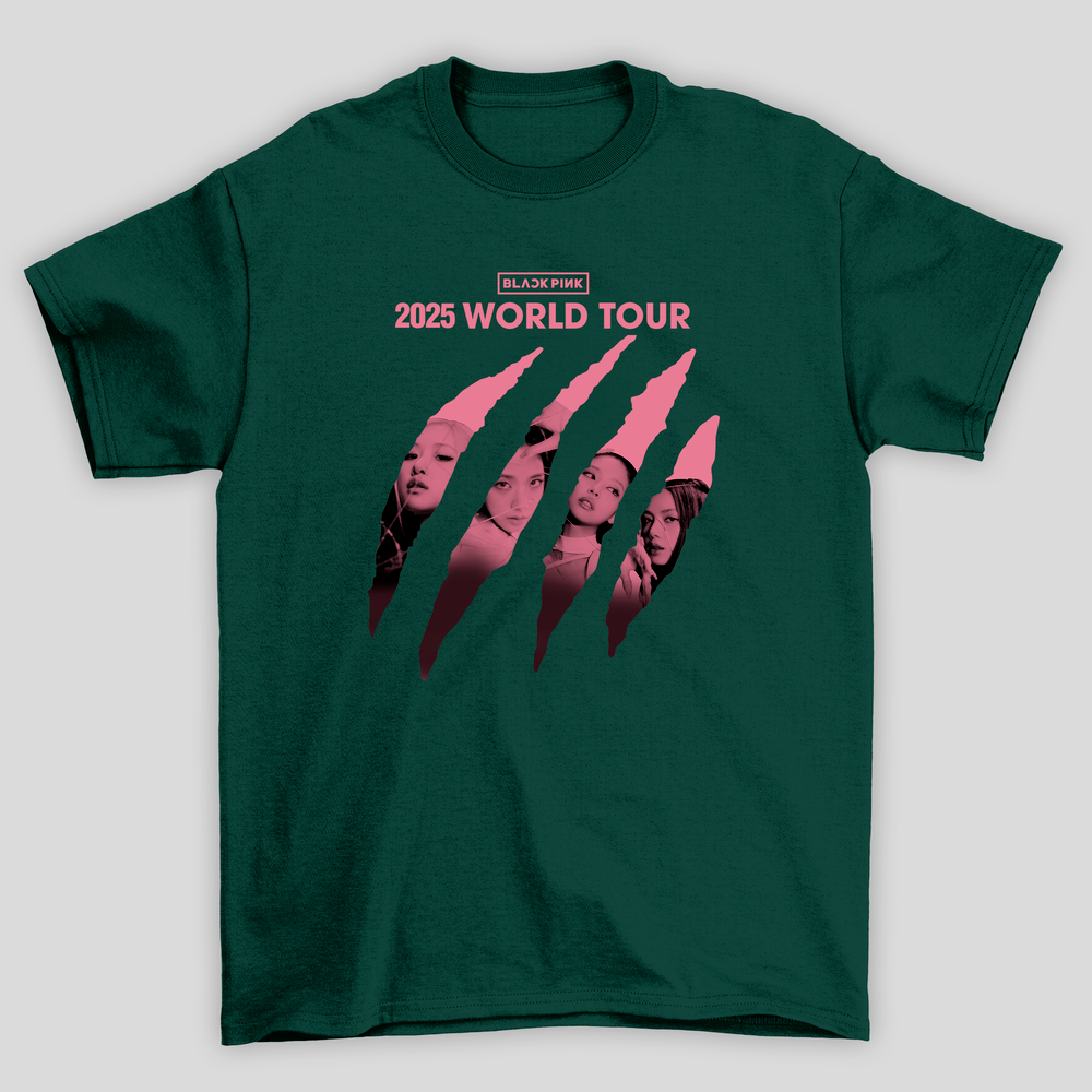Camiseta Básica Blackpink 2025 World Tour