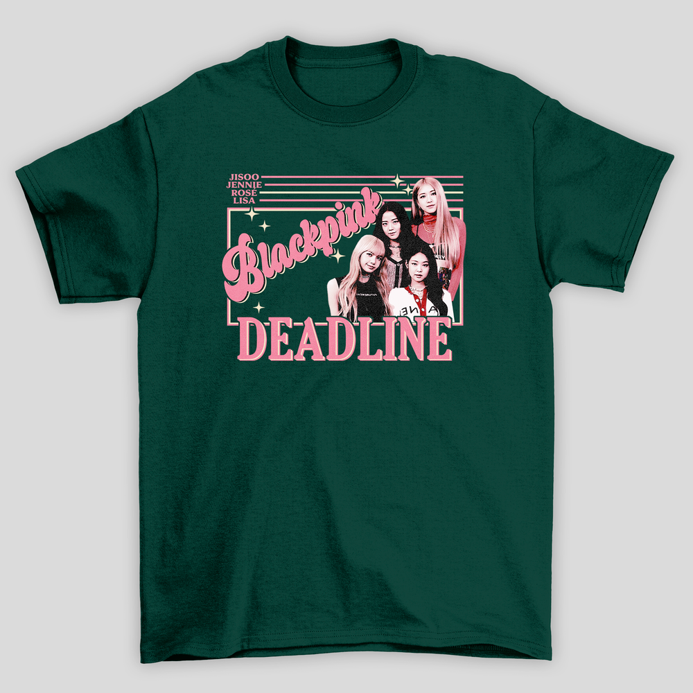 Camiseta Básica Blackpink Deadline