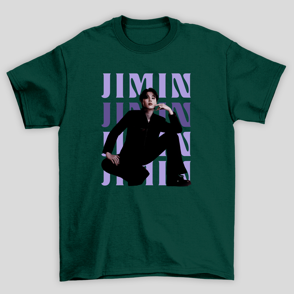 Camiseta Básica Jimin BTS Purple