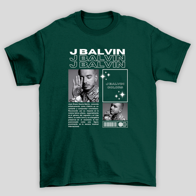 Camiseta Básica J Balvin B&W
