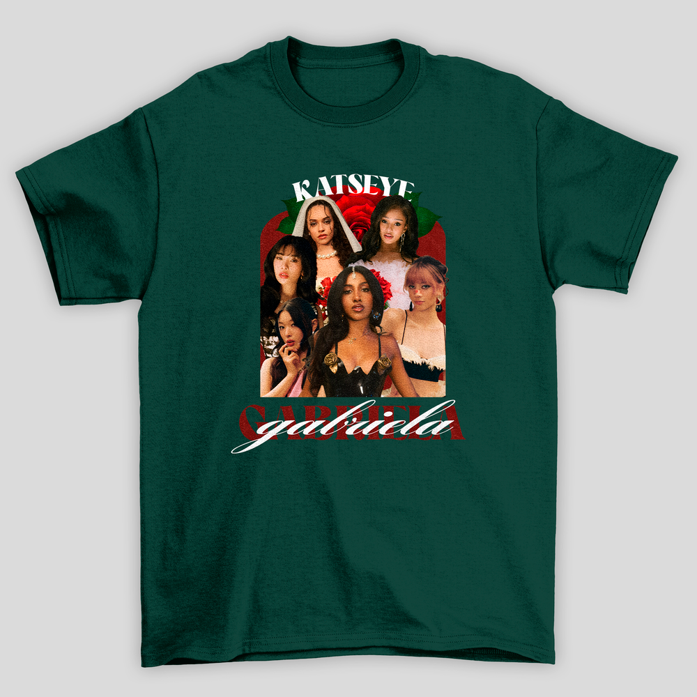 Camiseta Básica Katseye Gabriela Roses