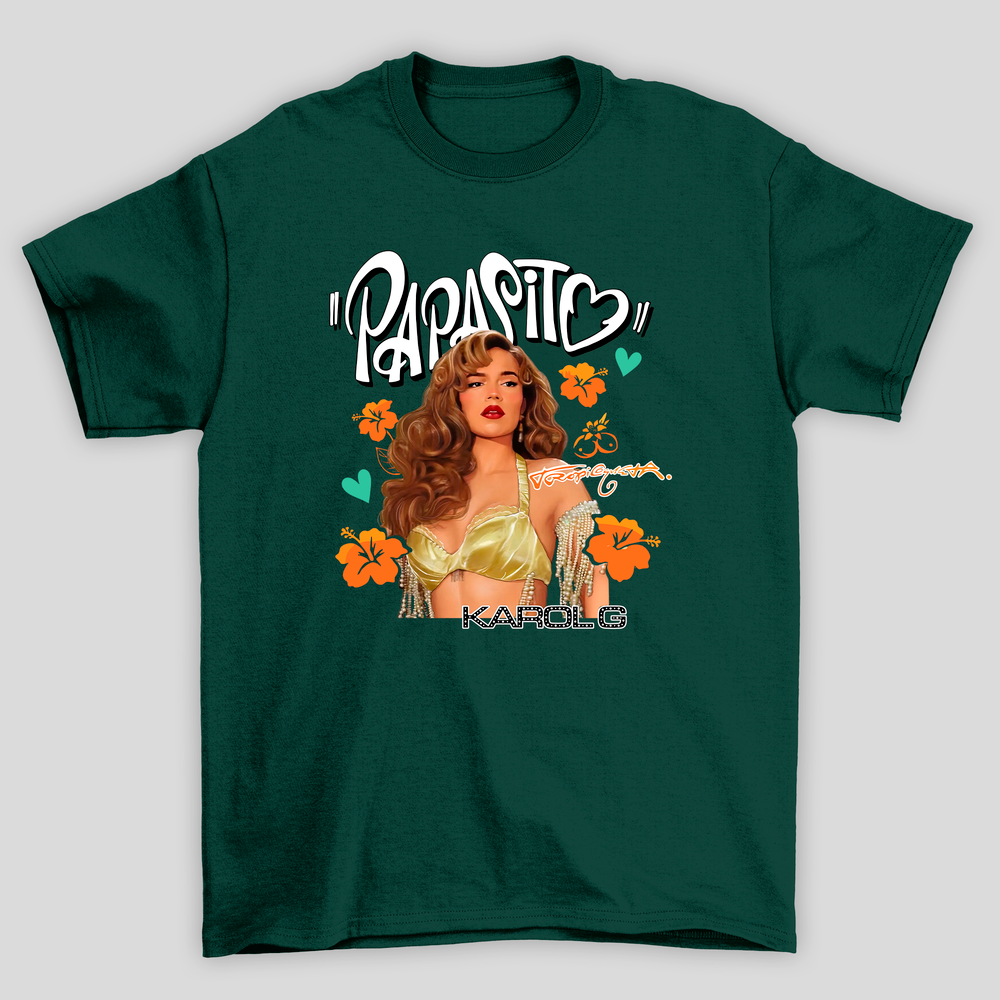 Camiseta Básica Unissex Karol G Papasito