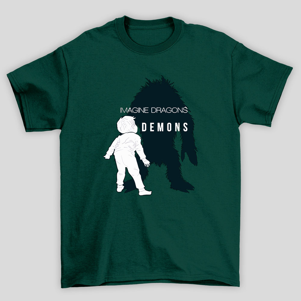 Camiseta Básica Imagine Dragons Demons
