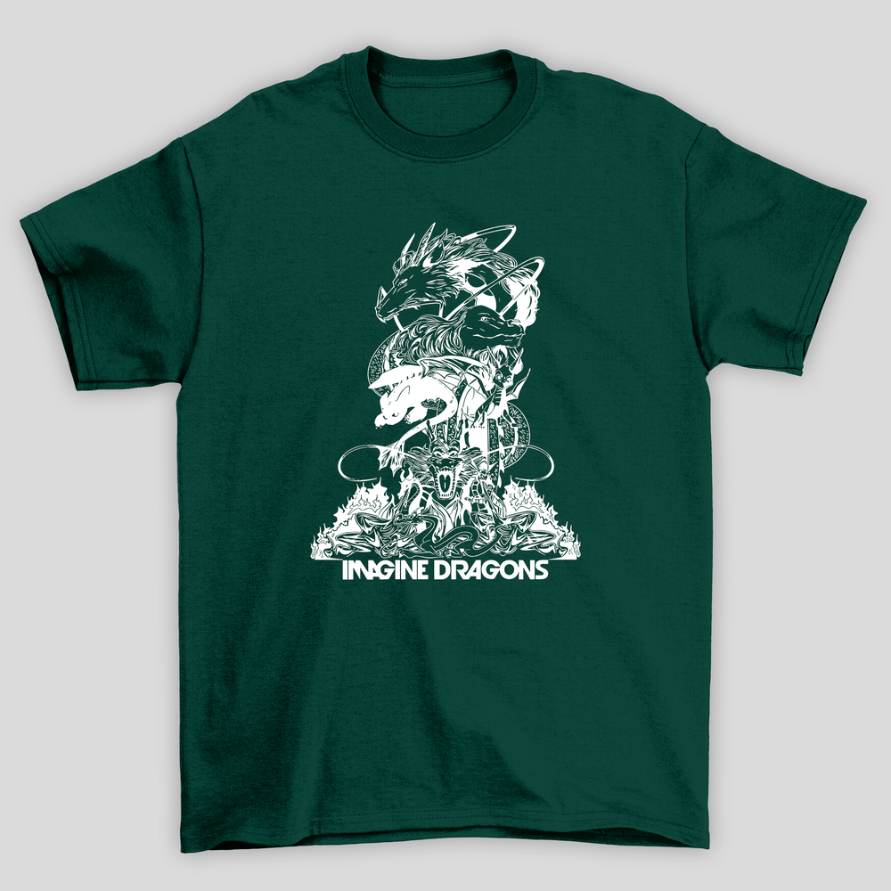 Camiseta Básica Imagine Dragons Dragons