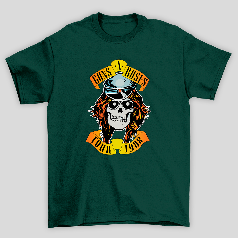 Camiseta Básica Guns N' Roses Tour 1988